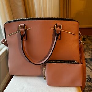 Dusty Rose Handbag Set